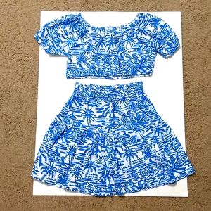 Zara, size 9, 2 piece skirt and top set.